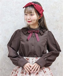 チュールレース衿ブラウス | レディース服・レディース チュールレース衿ブラウス | レディース服・レディース