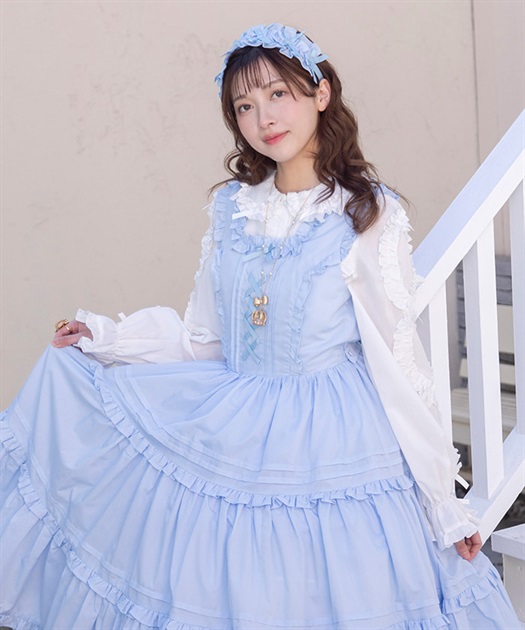 フリルブラウス【受注生産】 | Chalmiere │ axes femme onlineshop フリルブラウス【受注生産】 | Chalmiere │ axes femme onlineshop