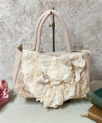 レーシークィーンバッグ(ベージュ-F)