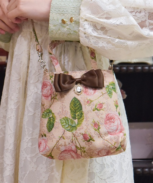 RDSPリボン付ミニポシェット | ROSE ROUGE │ axes femme onlineshop