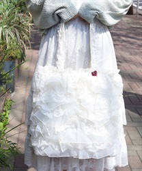 ベル・パニエトートバッグ(白-F)