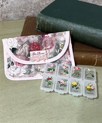 ルドゥーテレーシーピルポーチ(淡ピンク-F)