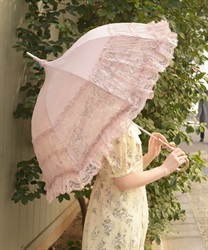 パゴダレーシーパラソル(ピンク-F)