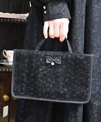 ミニローズバッグインバッグ(黒-F)