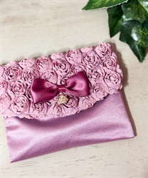 ミニローズティッシュケース(ピンク-F)