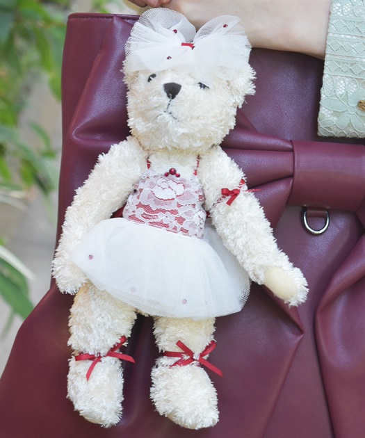 チュチュベアーバッグチャーム