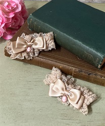 カメオリボンアームバンド(ベージュ-F)