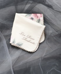 ルドゥーテブロッサムタオルハンカチ(生成り-F)