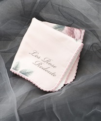 ルドゥーテブロッサムタオルハンカチ(ピンク-F)