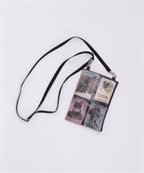 Ａキャットスマホポシェット(黒-F)