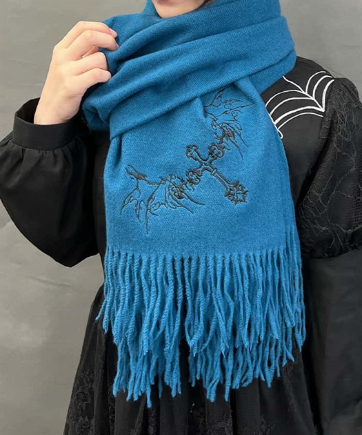 クロス刺繍ストール【10%OFF対象商品】 | レディース服 クロス刺繍ストール【10%OFF対象商品】 | レディース服