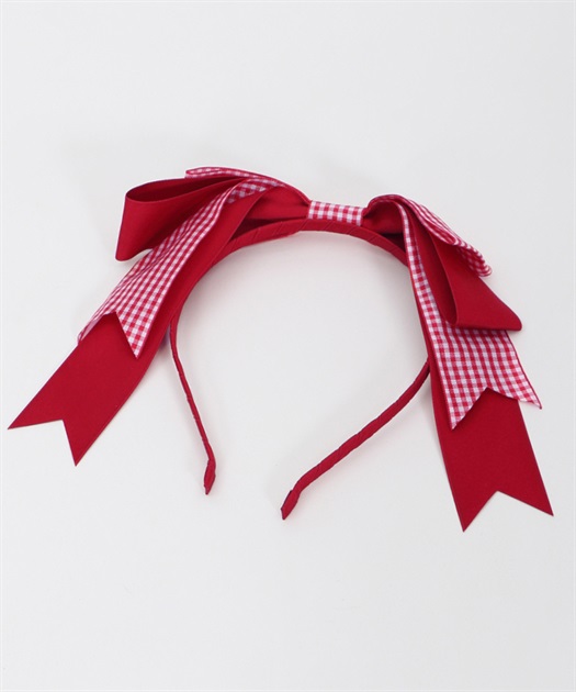 ギンガムリボンカチューシャ | outlet | axes femme online shop ギンガムリボンカチューシャ | outlet | axes femme online shop