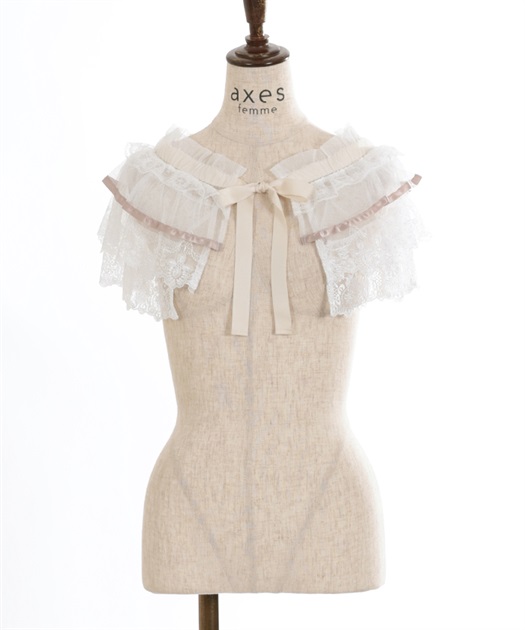 マルチWAYレース付け襟 | outlet | axes femme online shop マルチWAYレース付け襟 | outlet | axes femme online shop