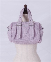 ミニツイードショルダー(パープル-F)