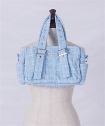 ミニツイードショルダー(サックス-F)