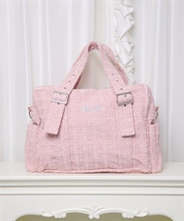 ＢＩＧツイードショルダー(ピンク-F)