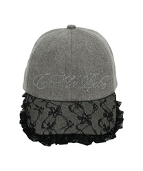 レースレイヤードフリルCAP(Ｂ-F)