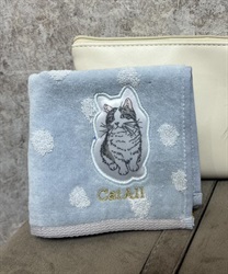 ＣＡＴプリントアップリケハンカチ