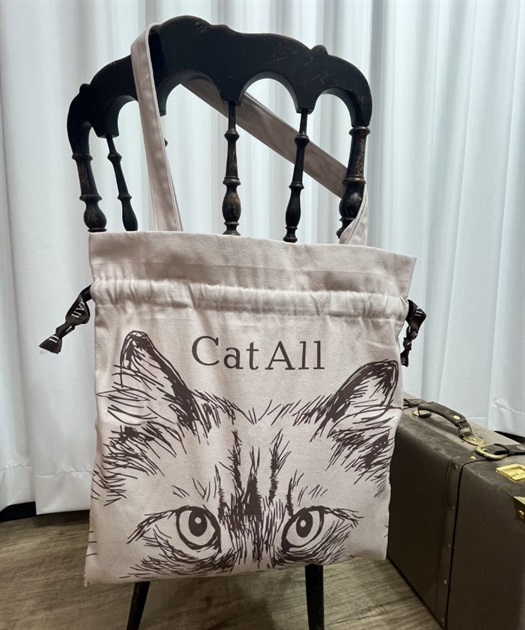 ＣＡＴ巾着トートバッグＡ