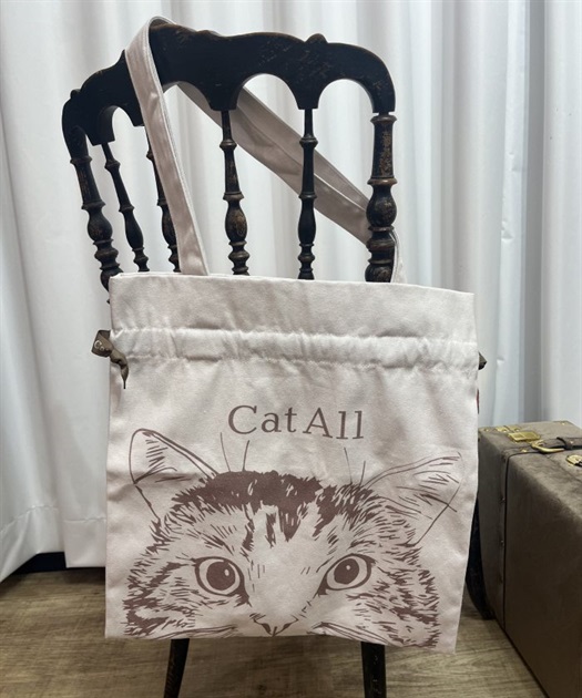 ＣＡＴ巾着トートバッグＣ