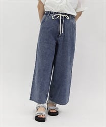 イージーデニムパンツ(ブリーチ-F)