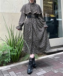小花柄ケープワンピース | outlet | axes femme online shop 小花柄ケープワンピース | outlet | axes femme online shop