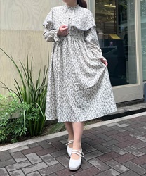 小花柄ケープワンピース | outlet | axes femme online shop