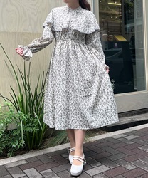 小花柄ケープワンピース | outlet | axes femme online shop 小花柄ケープワンピース | outlet | axes femme online shop