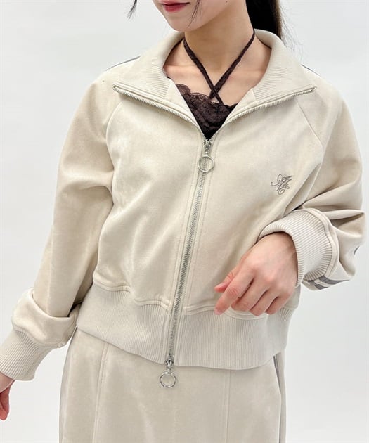 カットスエードトラックジャケット | axes femme | axes femme カットスエードトラックジャケット | axes femme | axes femme