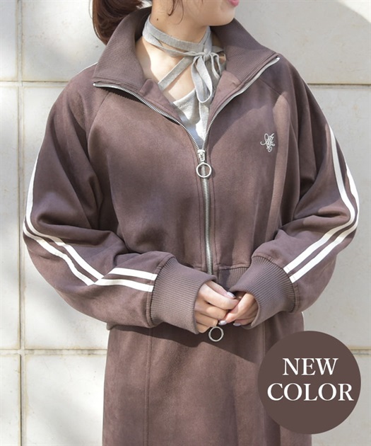 カットスエードトラックジャケット | axes femme | axes femme カットスエードトラックジャケット | axes femme | axes femme
