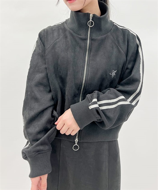 カットスエードトラックジャケット | axes femme | axes femme