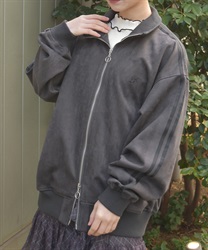 スエポンロングトラックジャケット(チャコール-F)