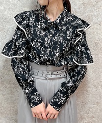 リボン付きフリル袖ブラウス【期間限定価格】 | outlet | axes リボン付きフリル袖ブラウス【期間限定価格】 | outlet | axes