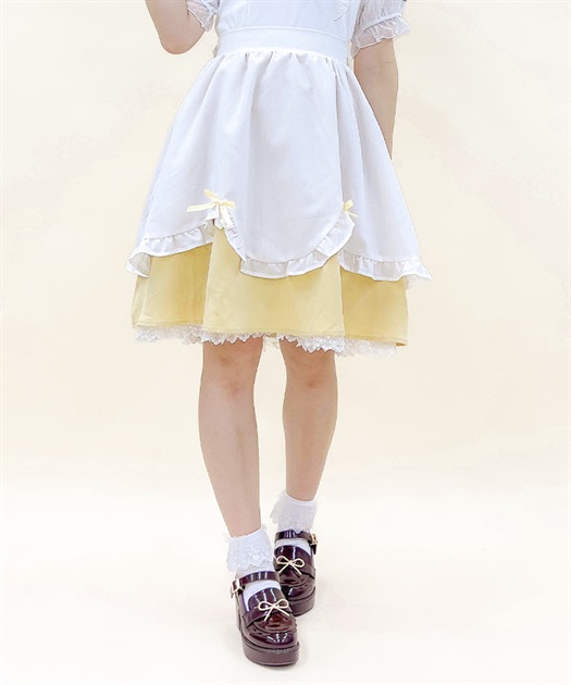 フリルエプロンデザインスカート | outlet | axes femme online shop フリルエプロンデザインスカート | outlet | axes femme online shop