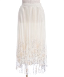 花柄グラデーションスカート(生成り-F)