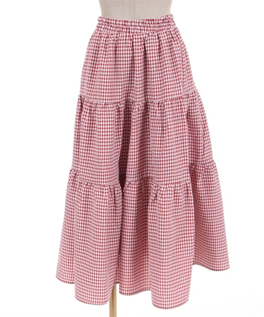 ギンガムチェックロングスカート | outlet | axes femme online shop ギンガムチェックロングスカート | outlet | axes femme online shop