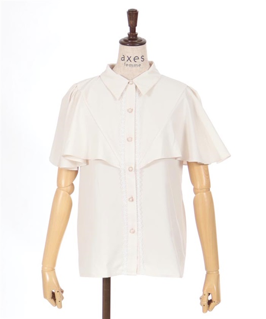 ケープ風ブラウス【期間限定価格】 | outlet | axes femme ケープ風ブラウス【期間限定価格】 | outlet | axes femme