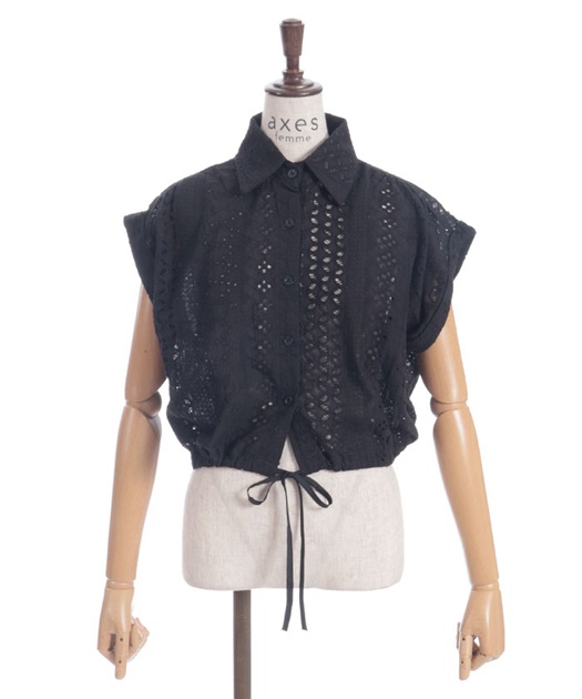 シアーレースシャツ