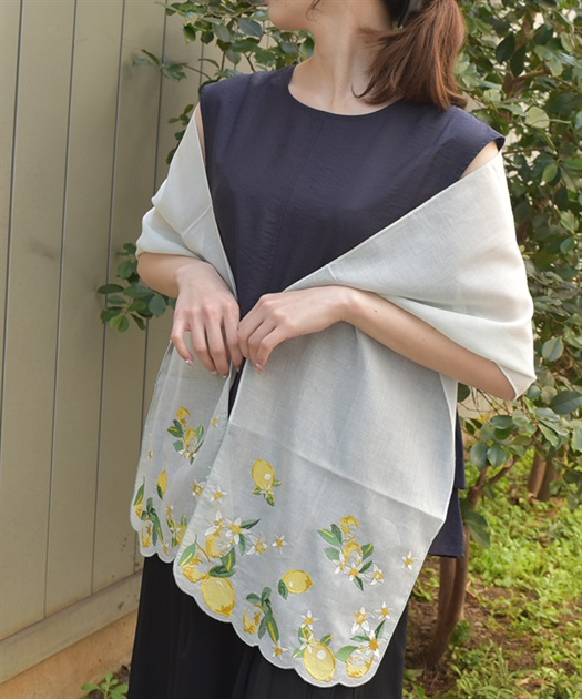 フルーツ刺繍ストール | 雑貨 | axes femme online shop