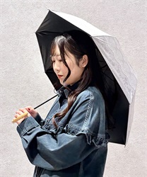 レース柄晴雨兼用ショート傘