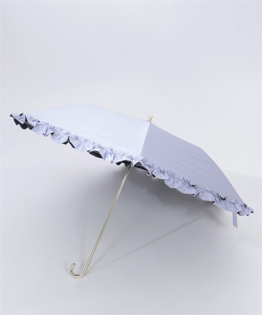軽量フリルＵＶ折りたたみ傘