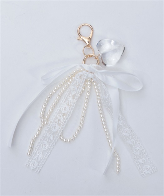 ハート×リボンパールチャーム【WEB先行販売】