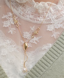 スウェイパールネックレス(ゴールド-F)