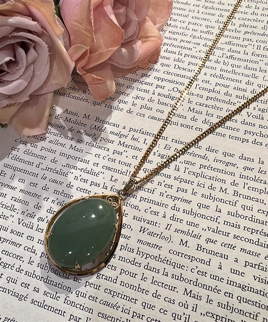 グリーンアベンチュリンネックレス