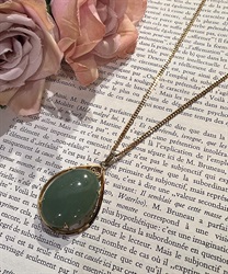 グリーンアベンチュリンネックレス