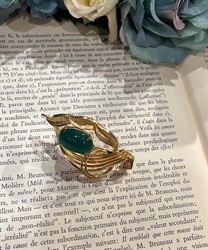 リーフモチーフブローチ(ゴールド-F)