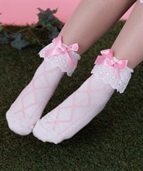 コットンレースソックス【予約】