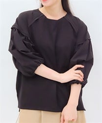 タックスリーブＴシャツ(黒-F)