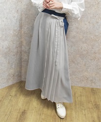 異素材ドッキングラップパンツ【2点10%OFF対象商品】(グレー-F)
