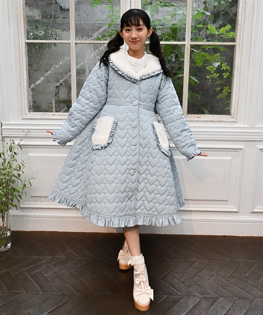 ハートキルティングコート | 衣料 | axes femme online shop ハートキルティングコート | 衣料 | axes femme online shop